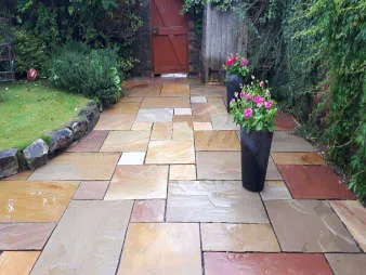 Patio Cleaning in Glasgow | Sandstone Patio