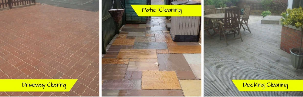 Patio, decking and driveway cleaning in Glasgow